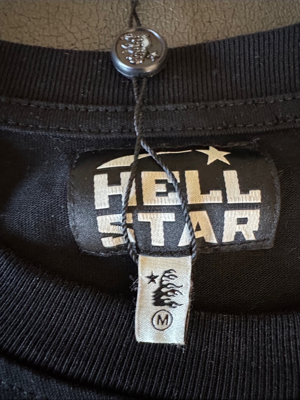 Hell Star Kids' Black Tee with Pink Graphic Face - Picture 4 of 5